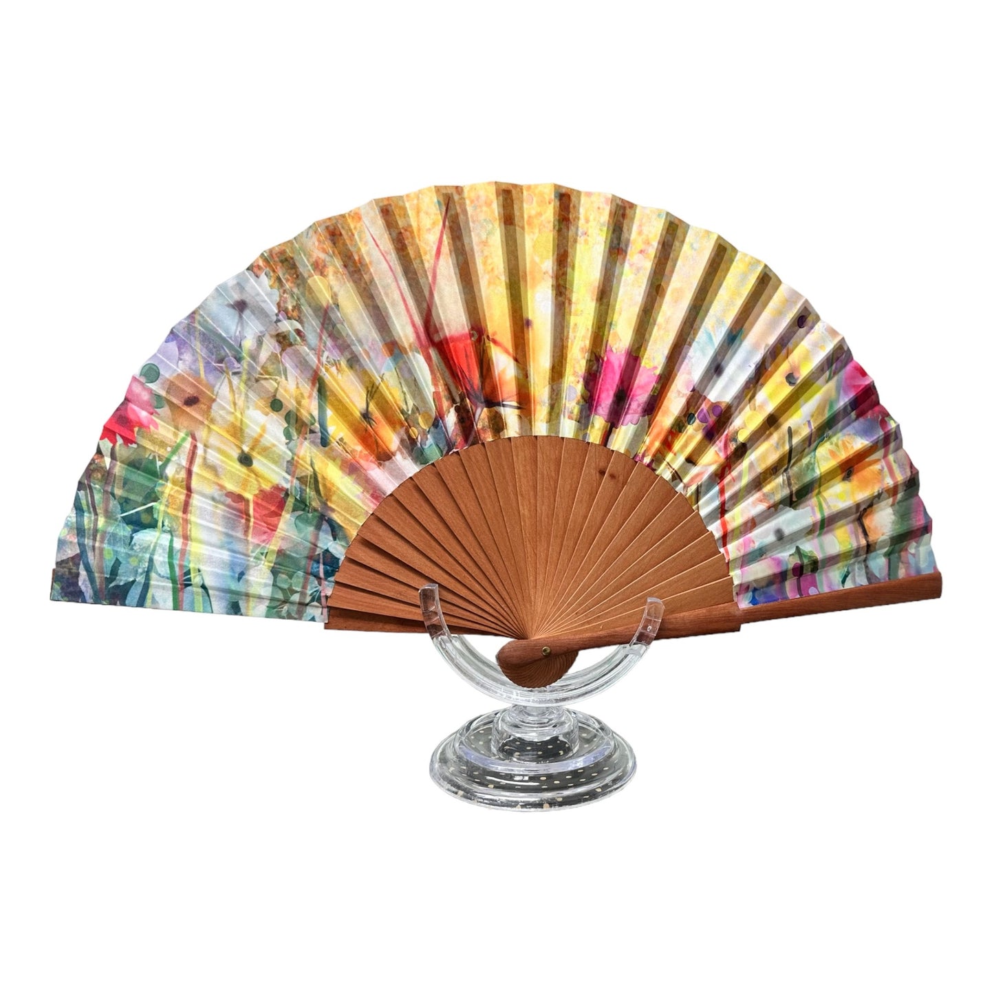 Stains Peral Hand Fans