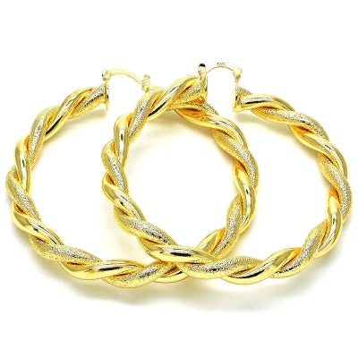 Twist Hoops Earrings