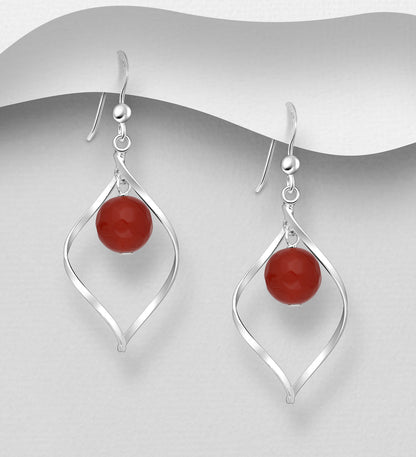 925 Sterling Silver Hook Earrings