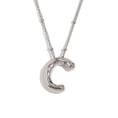 Silver Chunky Letters