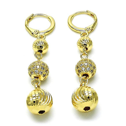 Balls Hoops Earrings