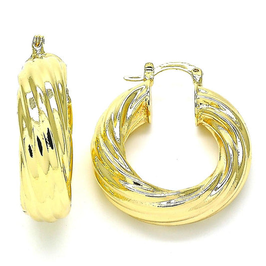 Twist Hoops Earrings