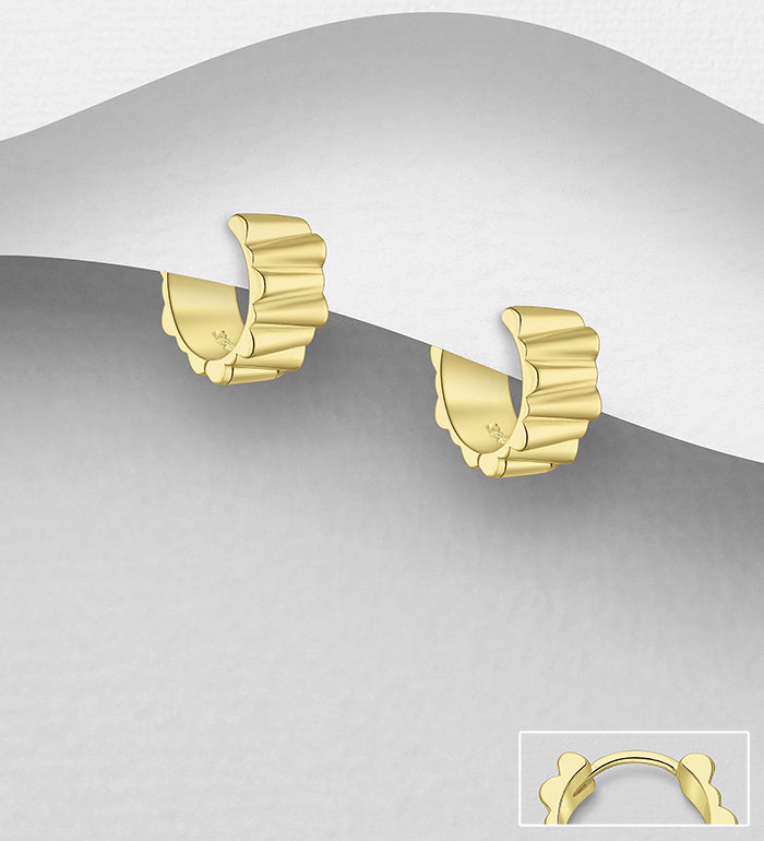 925 Sterling Silver Hoop Earrings