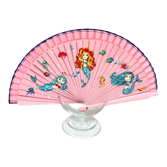 Mermaid Hand Fans 7.5"