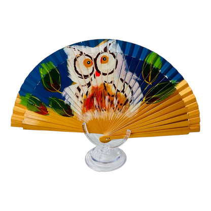 Owl Hand Fans