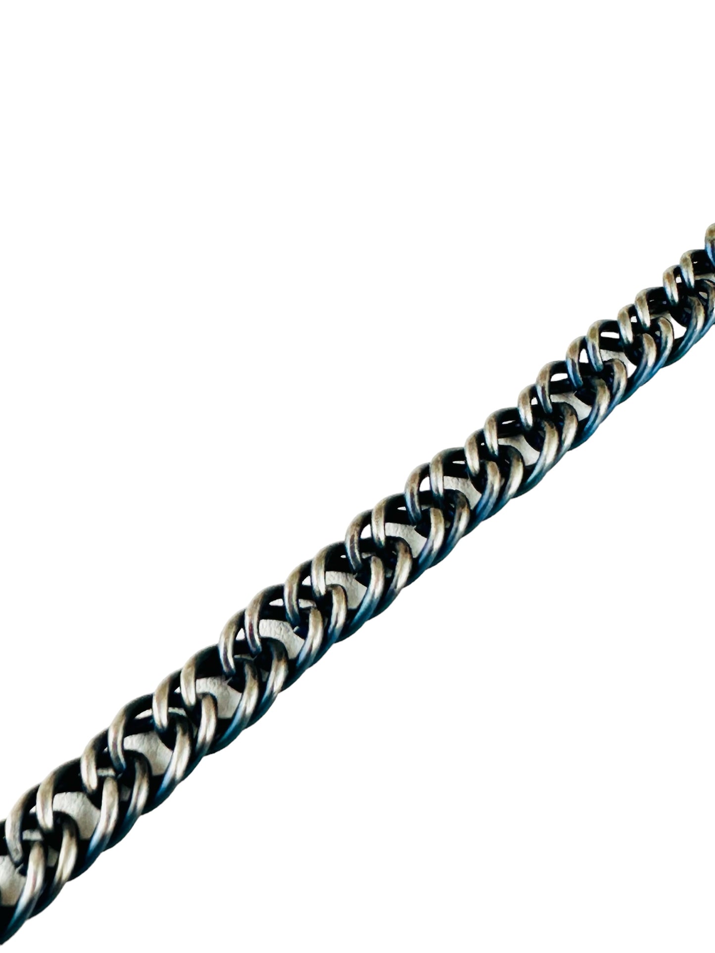 Steel Blue Chain Bracelets