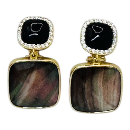 Mother of Pearl Stone Silver 925 Earrings