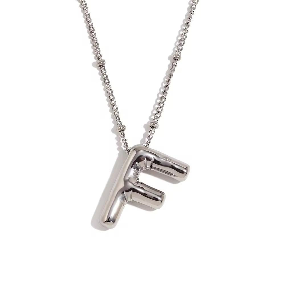 Silver Chunky Letters