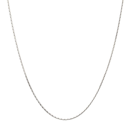 925 Italy Silver Black Rhodium Chain Necklace