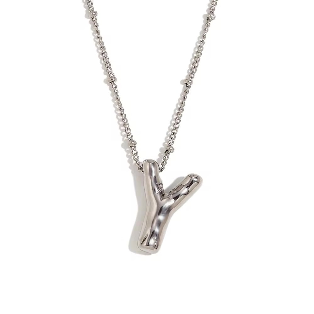 Silver Chunky Letters