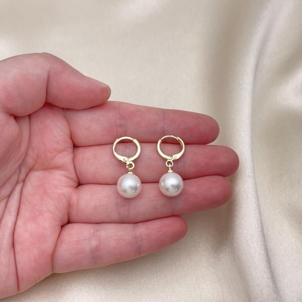 Pear Hoops Earrings